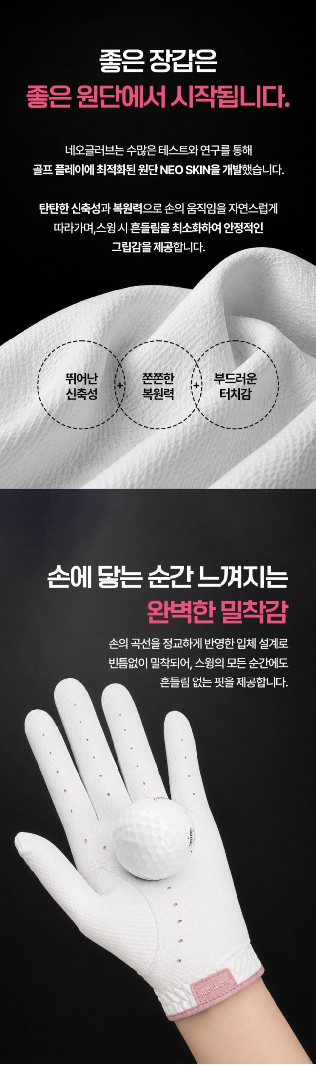 🏅네오글러브 남여 논슬립 퍼포먼스 골프장갑(4장1셋)🏅