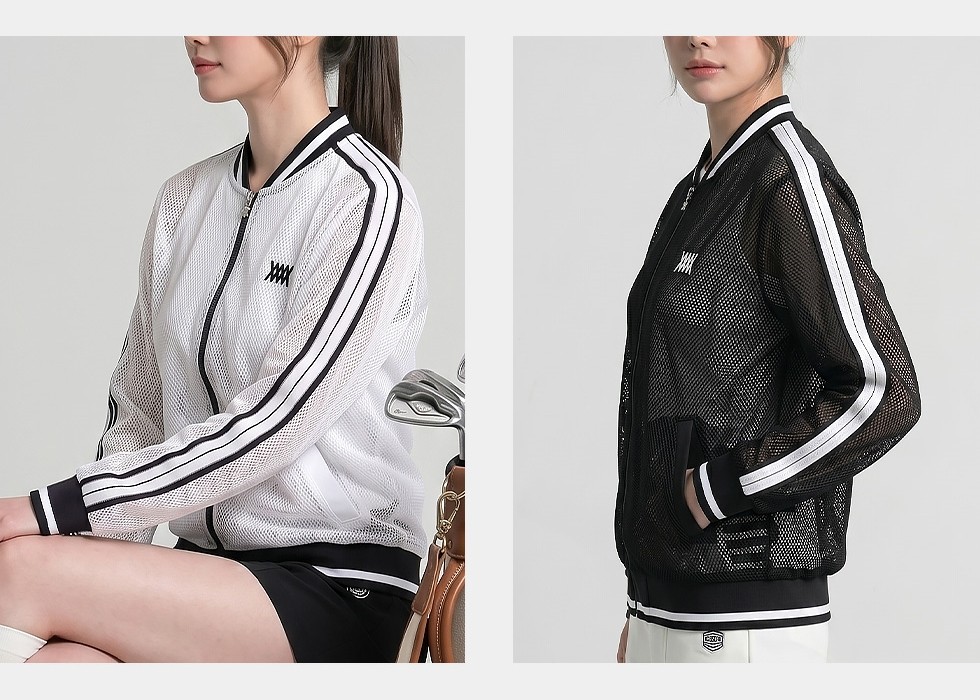 🏅MIWOO GOLF 여성 엘디스 쿨망사 썸머 자켓🏅