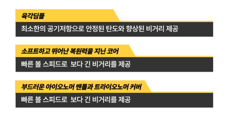 🔵캘러웨이 뉴 퍼포먼스 HEX TOUR 3PC 골프공🔵