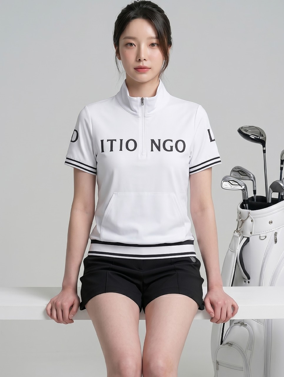 🏅MIWOO GOLF 여성 덴디스 썸머 쿨 반팔 아노락🏅
