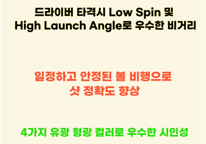 🔵볼빅 FLY ON 퍼포먼스 비거리 골프공🔵
