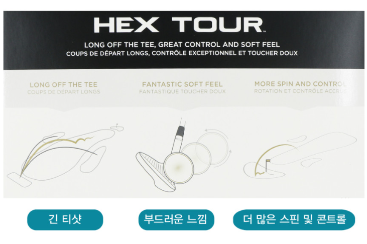 🔵캘러웨이 뉴 퍼포먼스 HEX TOUR 3PC 골프공🔵