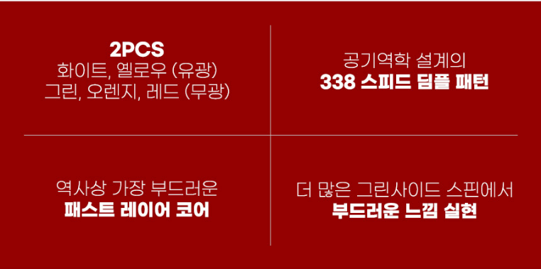 🔵스릭슨 SOFT 퍼포먼스 비거리 골프공🔵