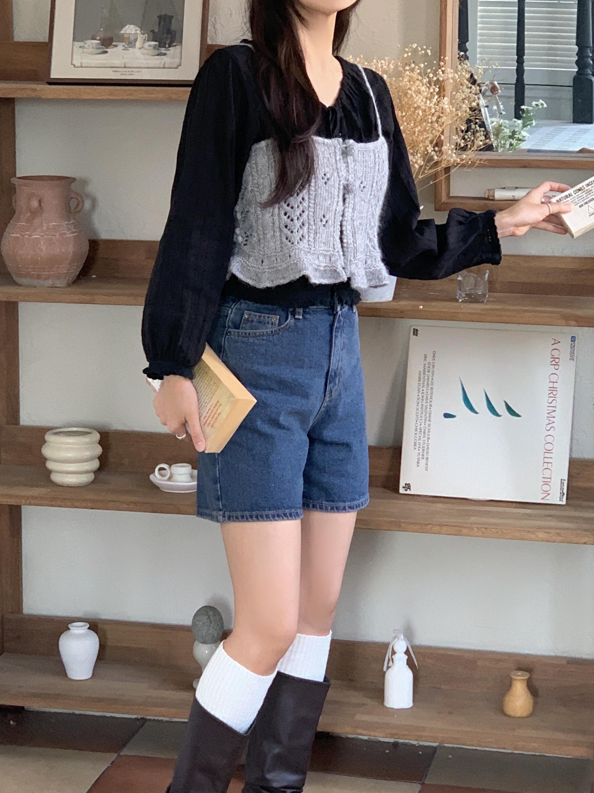 DIY (대바늘) 프릴리 뷔스티에