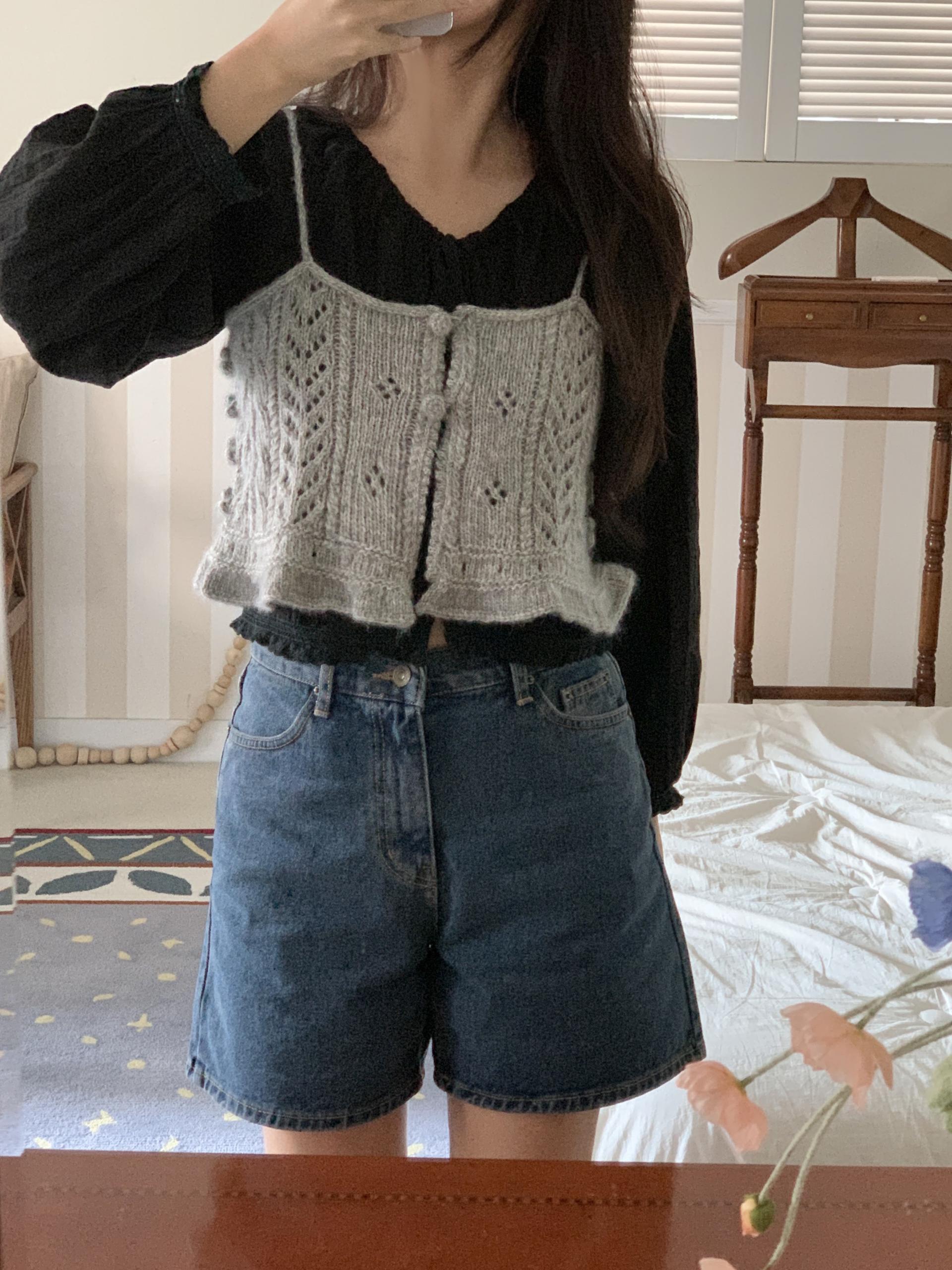 DIY (대바늘) 프릴리 뷔스티에