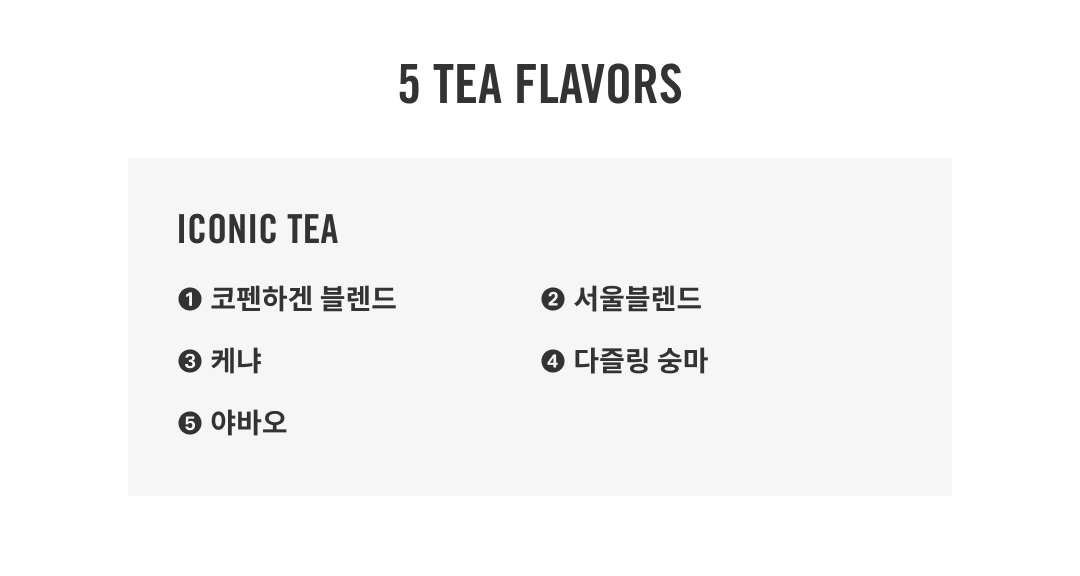 [A.C. 퍼치스 티핸들] 아이코닉티 사업자 샘플 5종