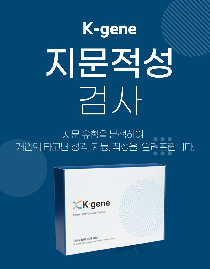 케이진 지문적성검사｜타고난 재능·진로·직업 적성 분석