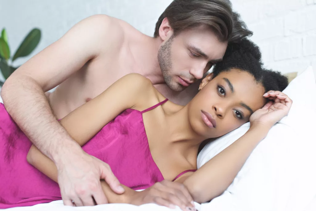 portrait of multiethnic young couple in love lying 2024 11 19 08 30 44 utc