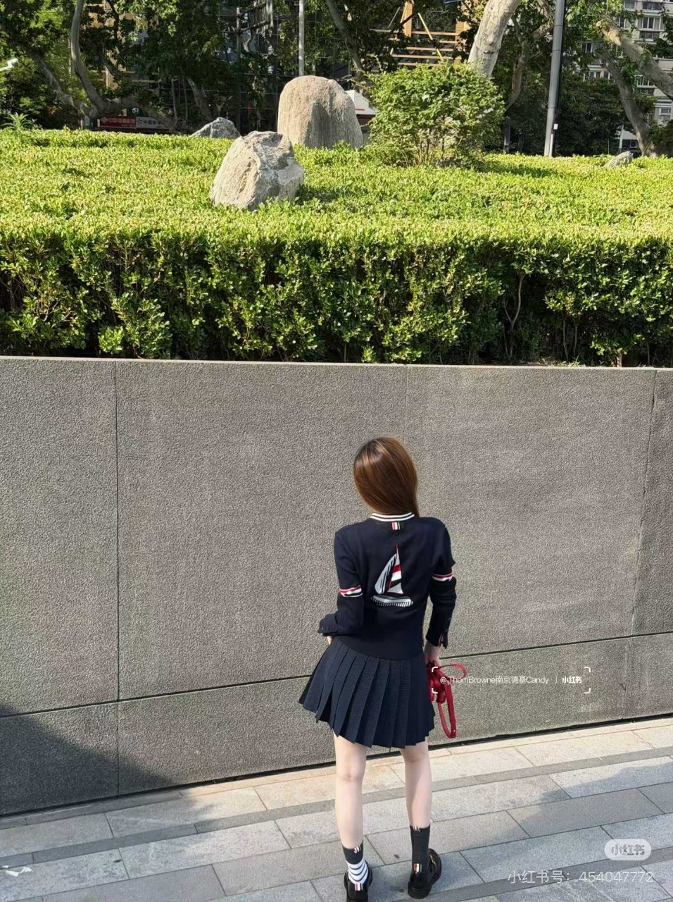 톰브라운 메리노 울 가디건