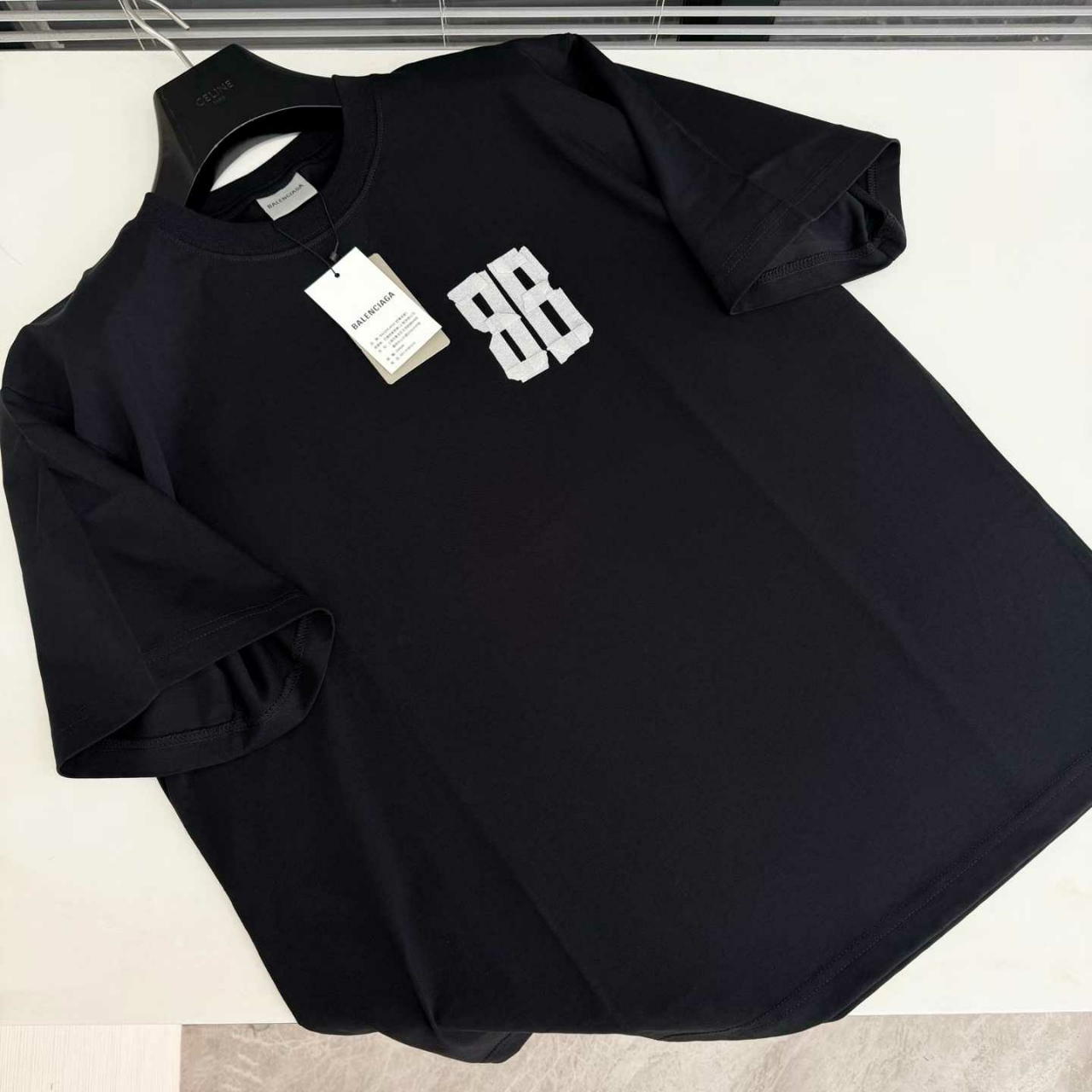 발렌시아가 BB 마스킹 테이프 티셔츠