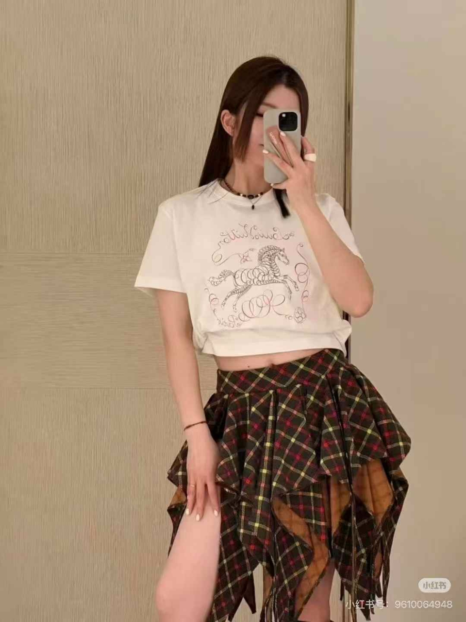 루이비통 홀스 코튼 저지 티셔츠