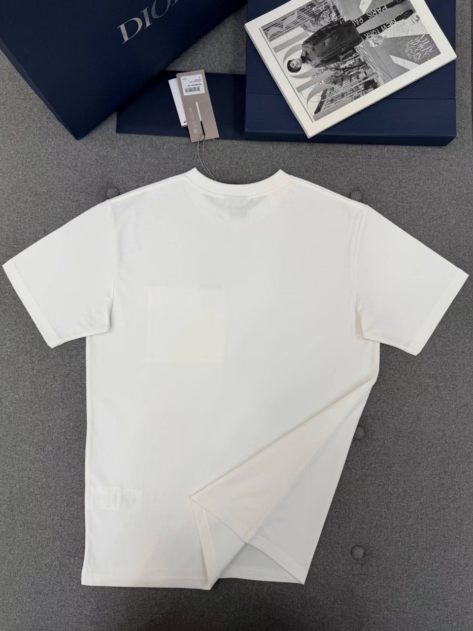 디올 포켓 코튼 티셔츠