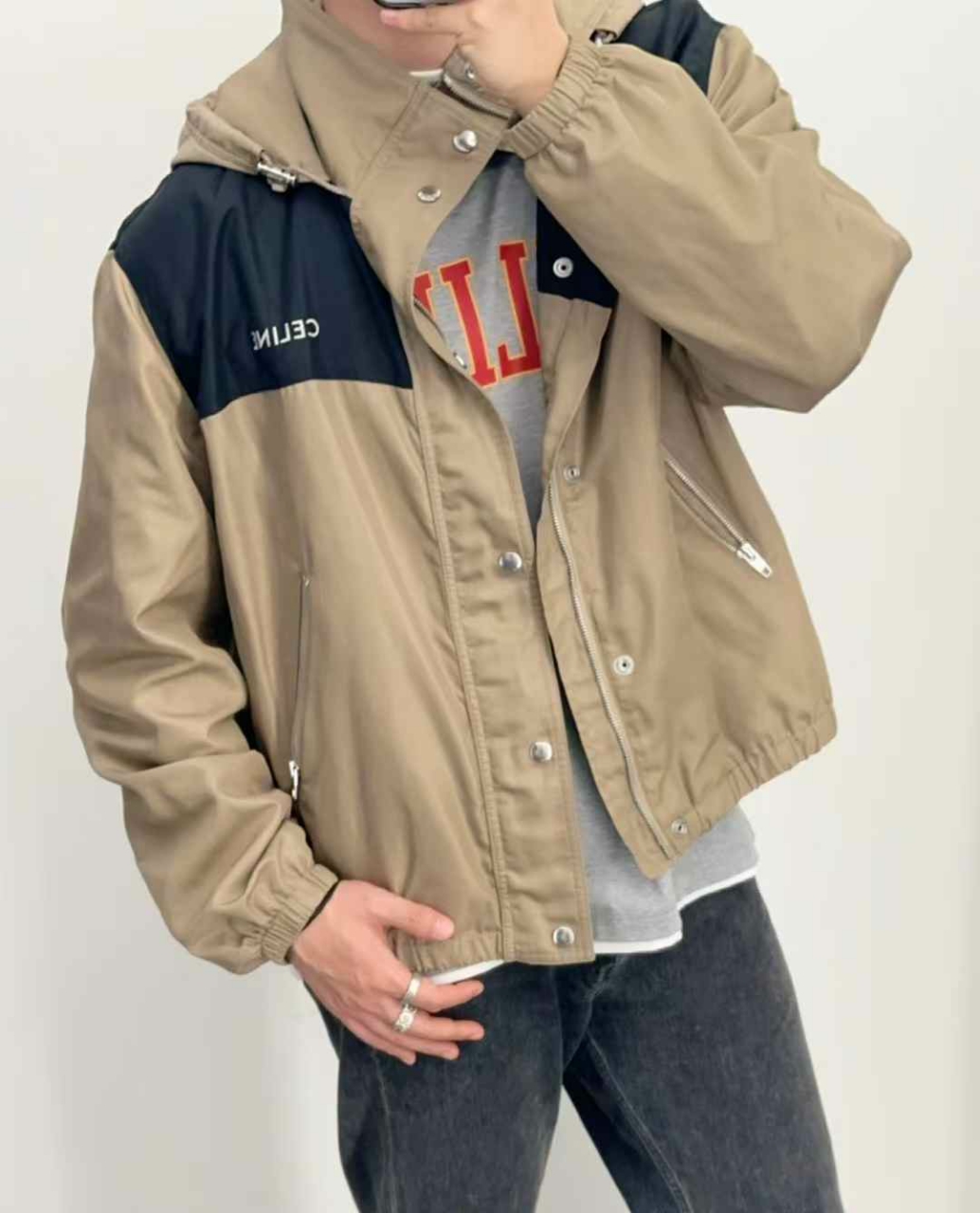셀린느 나일론 윈드브레이커