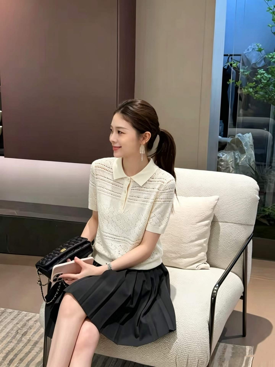 로로피아나 라이트네스 폴로 셔츠