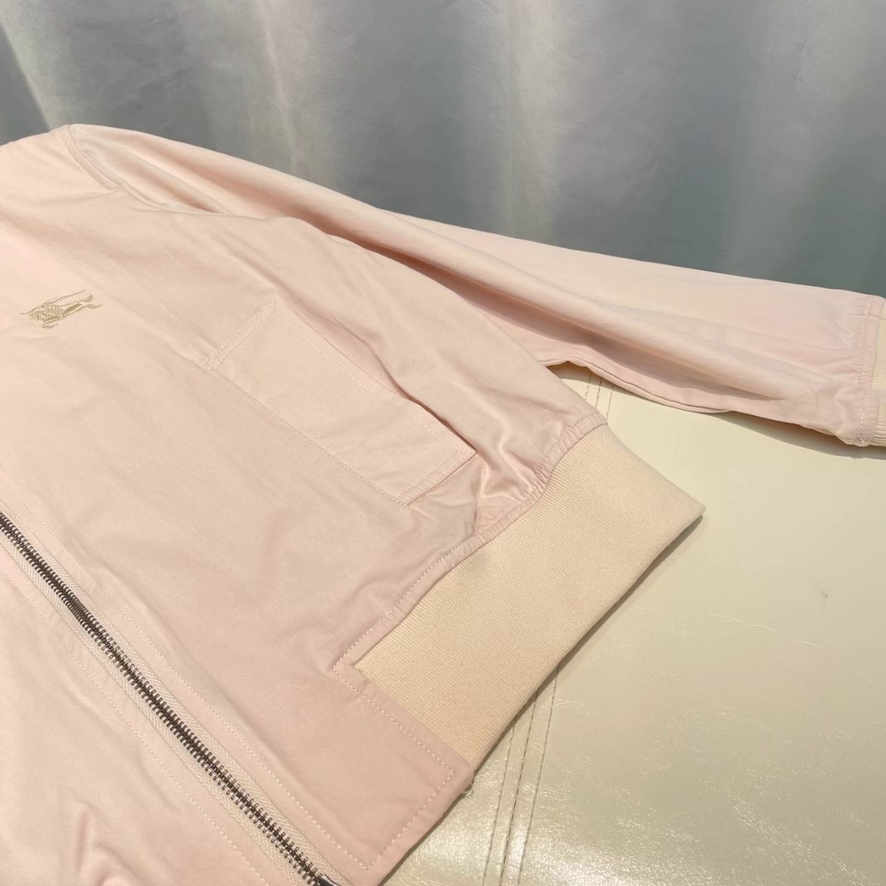 버버리 체크 카라 자켓