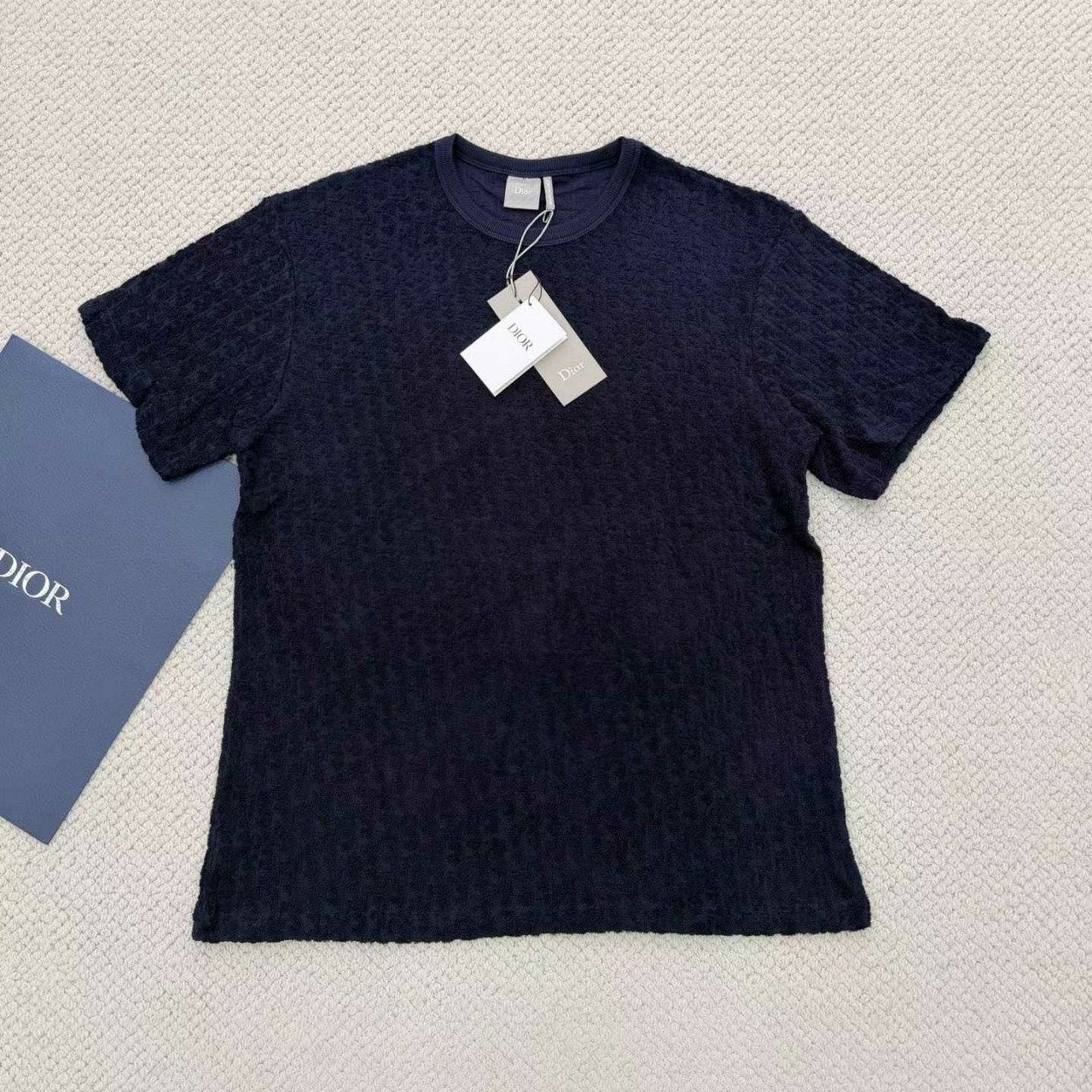 디올 오블리크 테리 코튼 티셔츠
