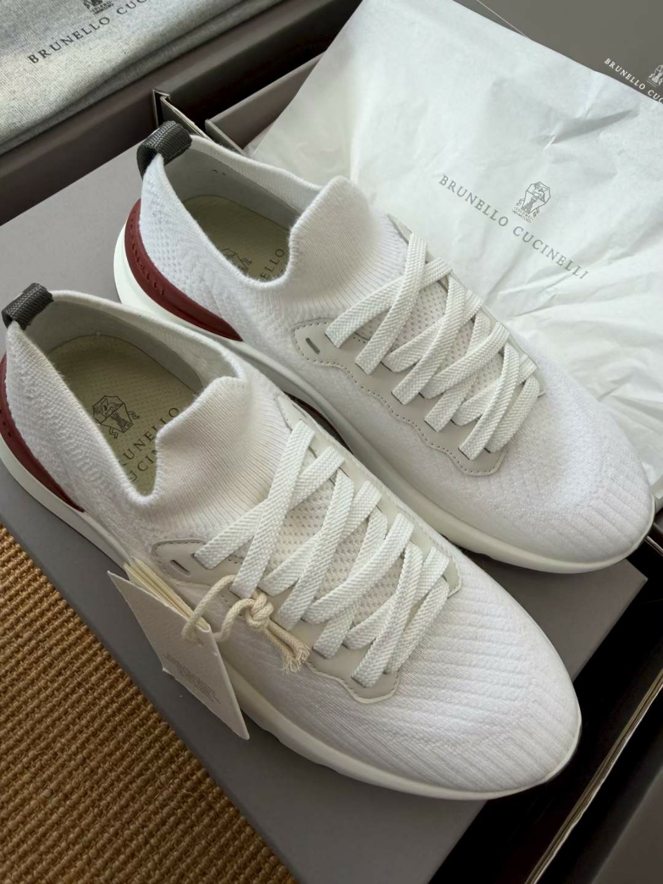 브루넬로쿠치넬리 러너 레이스업 스니커즈