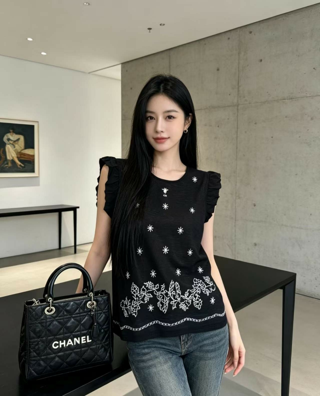 디올 슬리브리스 탑