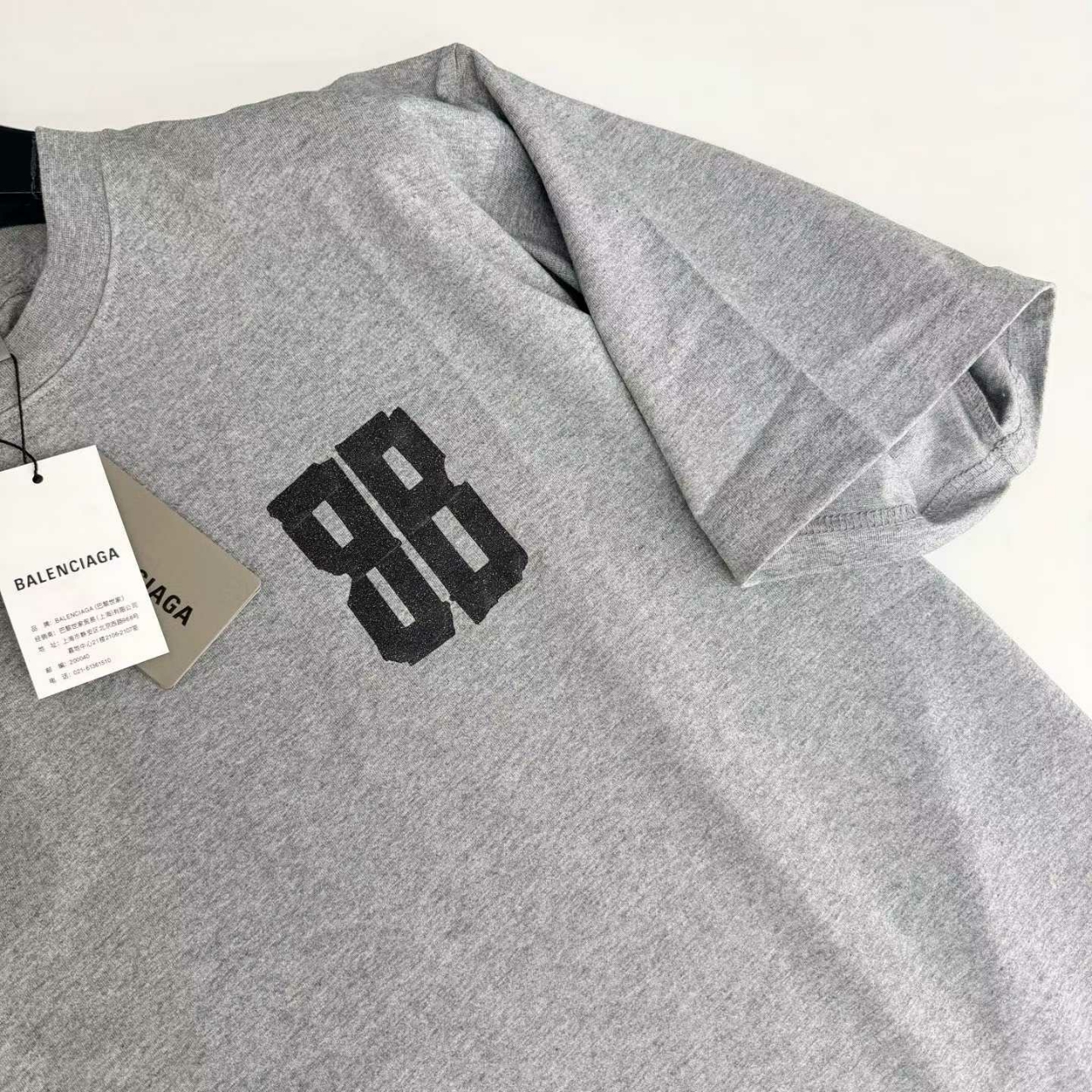 발렌시아가 BB 마스킹 테이프 티셔츠