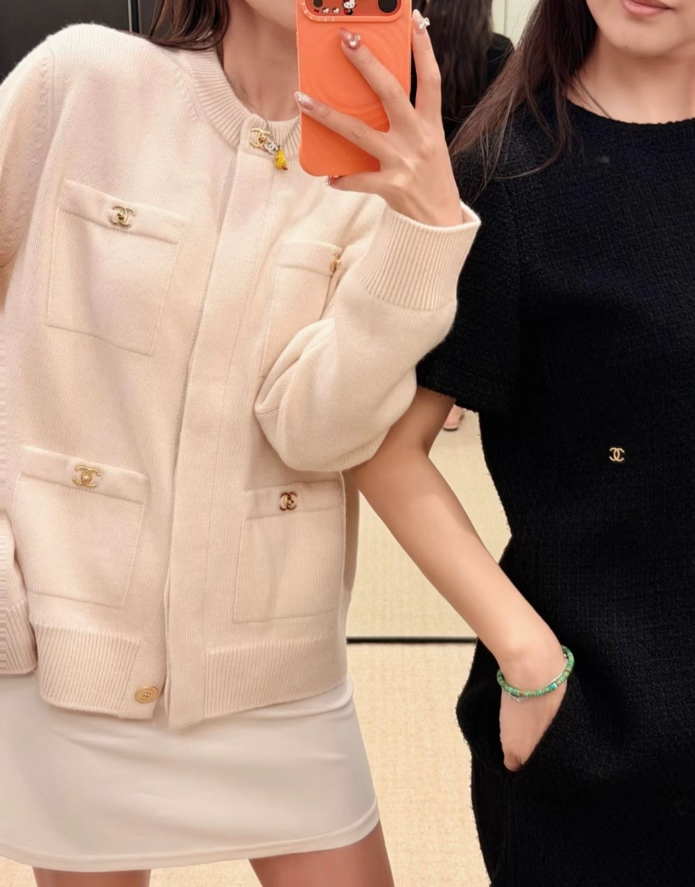 샤넬 멀티 포켓 가디건