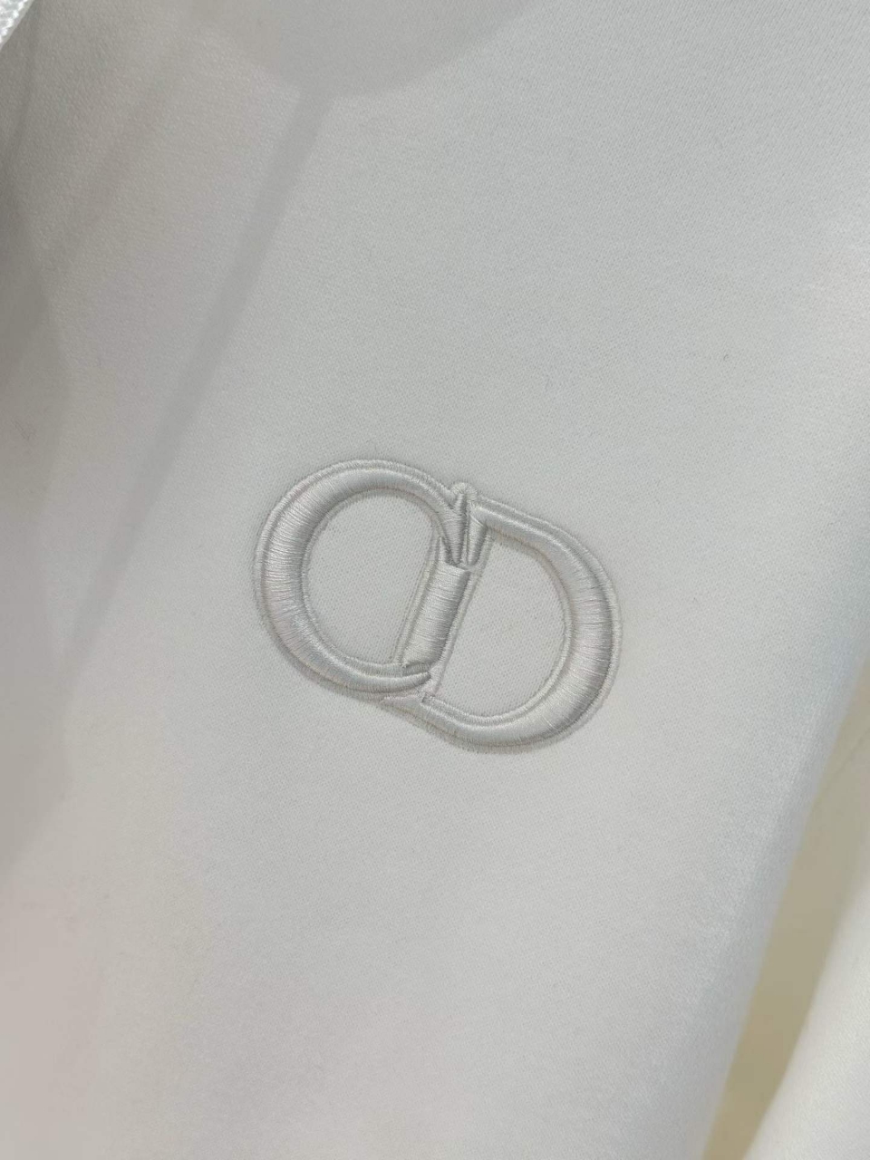 디올 CD 아이콘 자수 후드