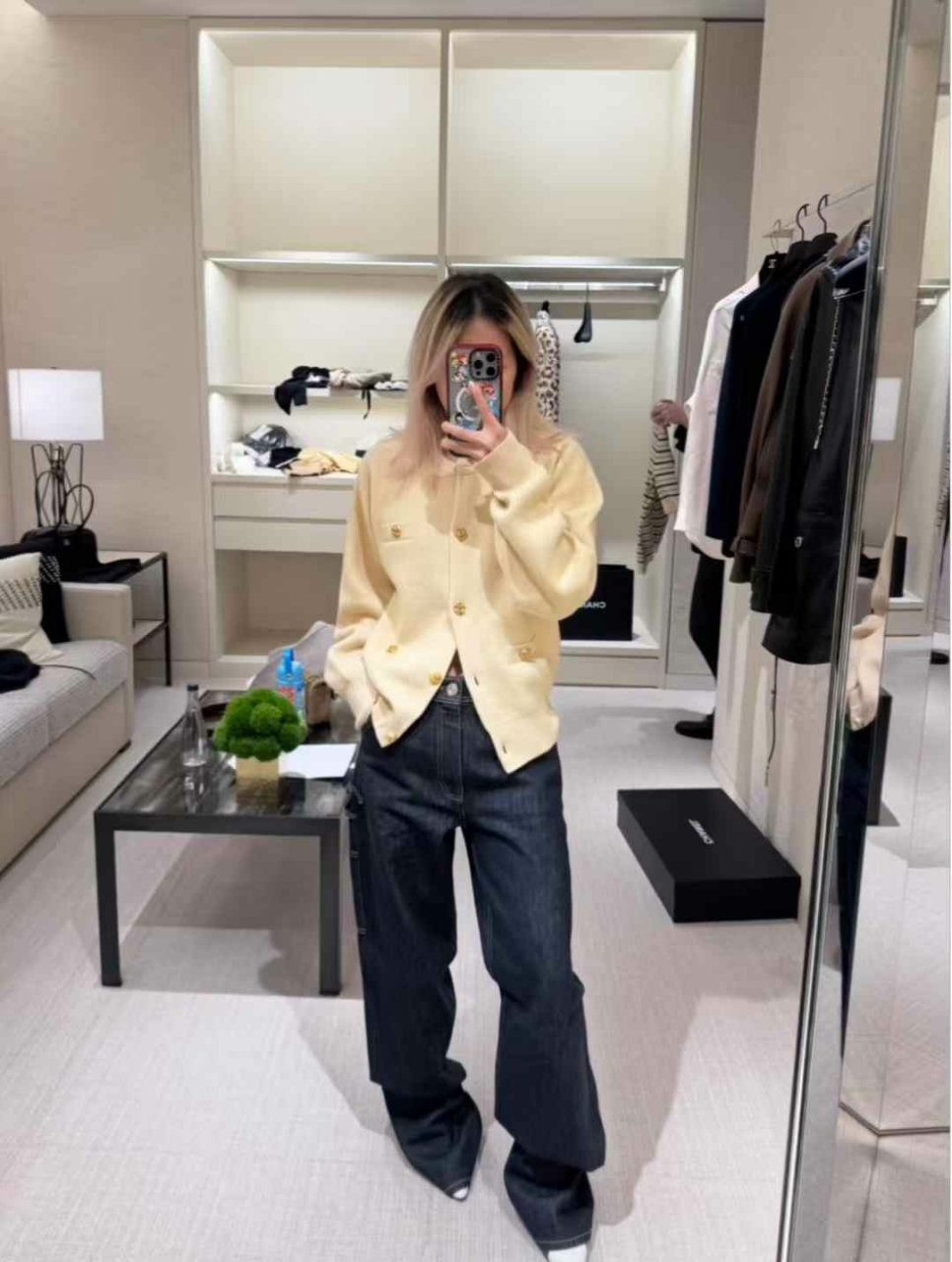 샤넬 26B 포켓 가디건