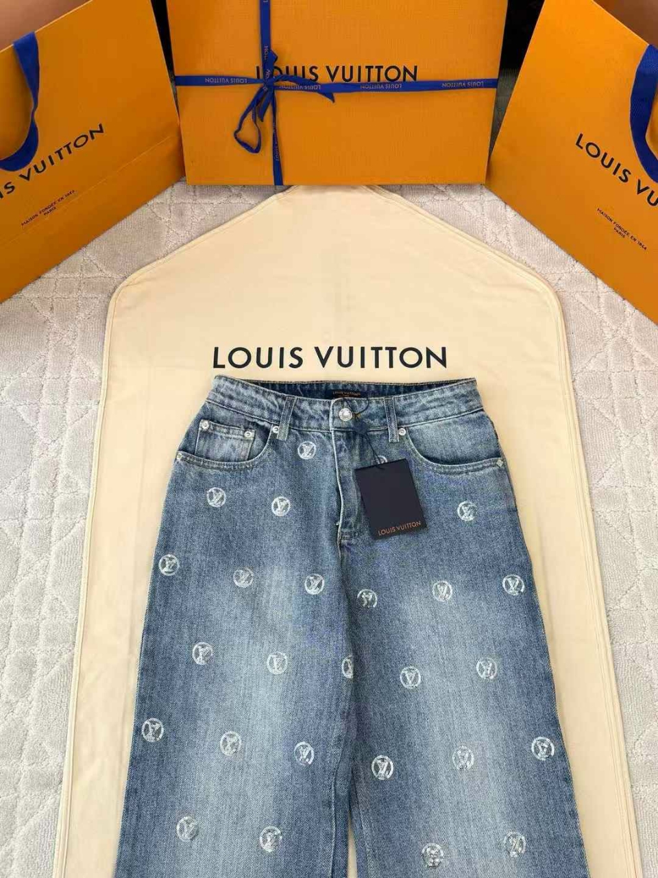 루이비통 LV SKI 데님 팬츠