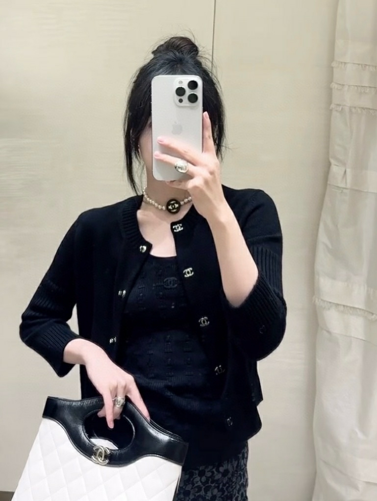 샤넬 캐시미어 가디건