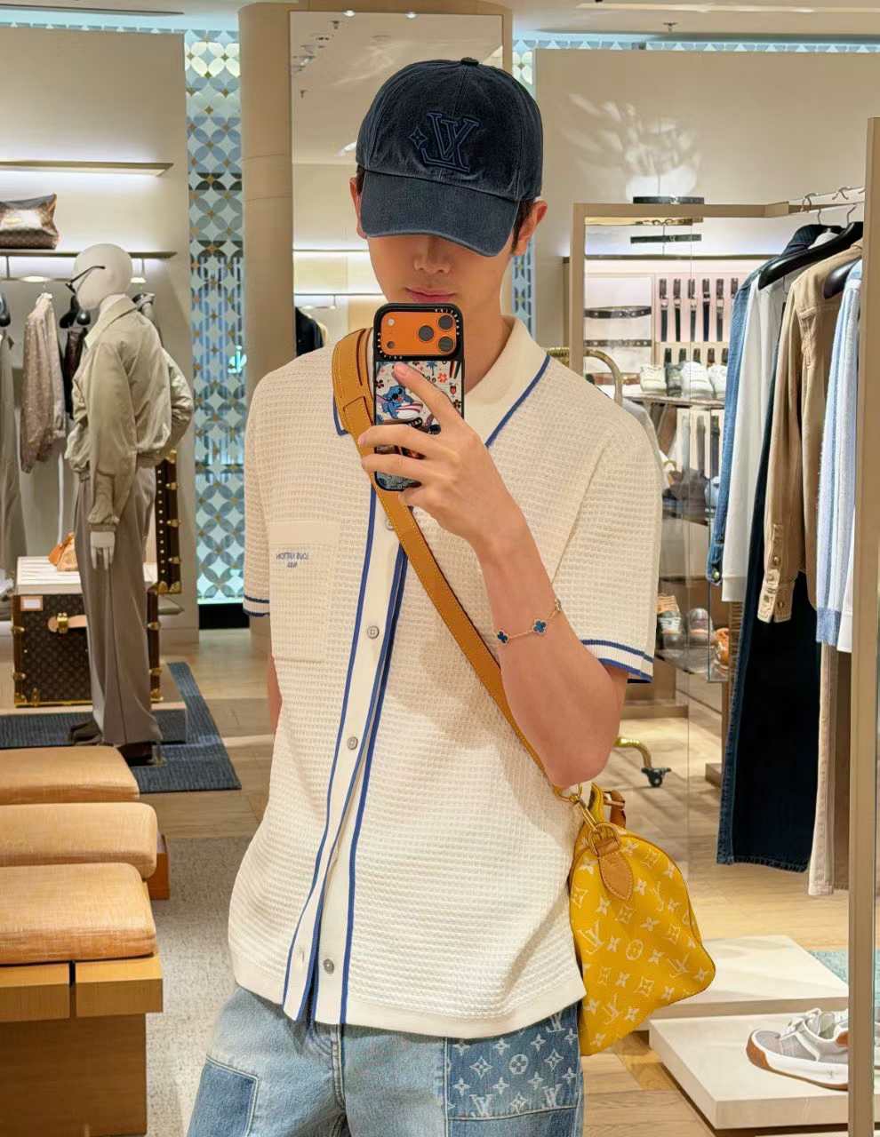 루이비통 와플 시그니처 셔츠