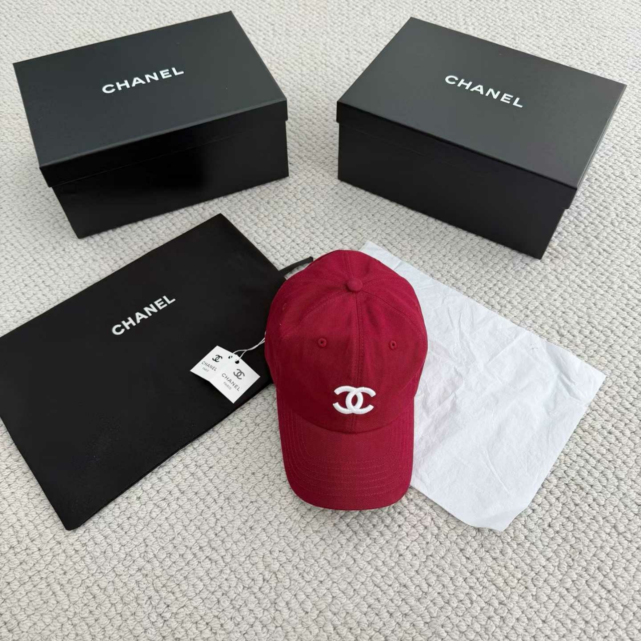 샤넬 CC로고 볼캡