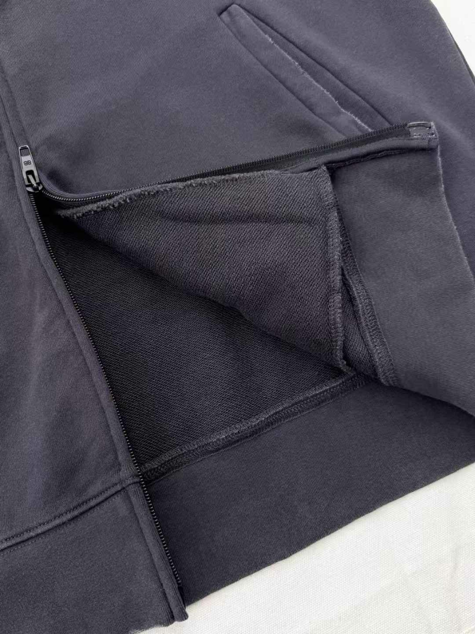 발렌시아가 마스킹 테이프 후드 집업
