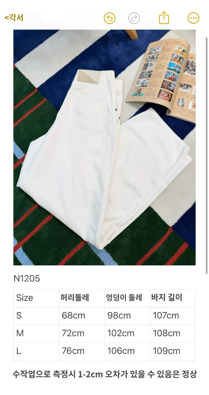 로에베 데님 진