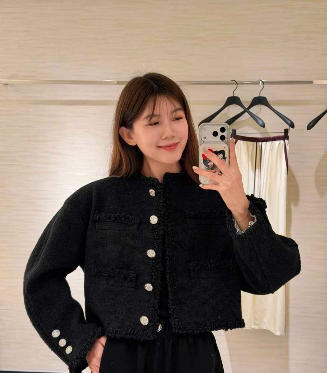 샤넬 트위드 자켓