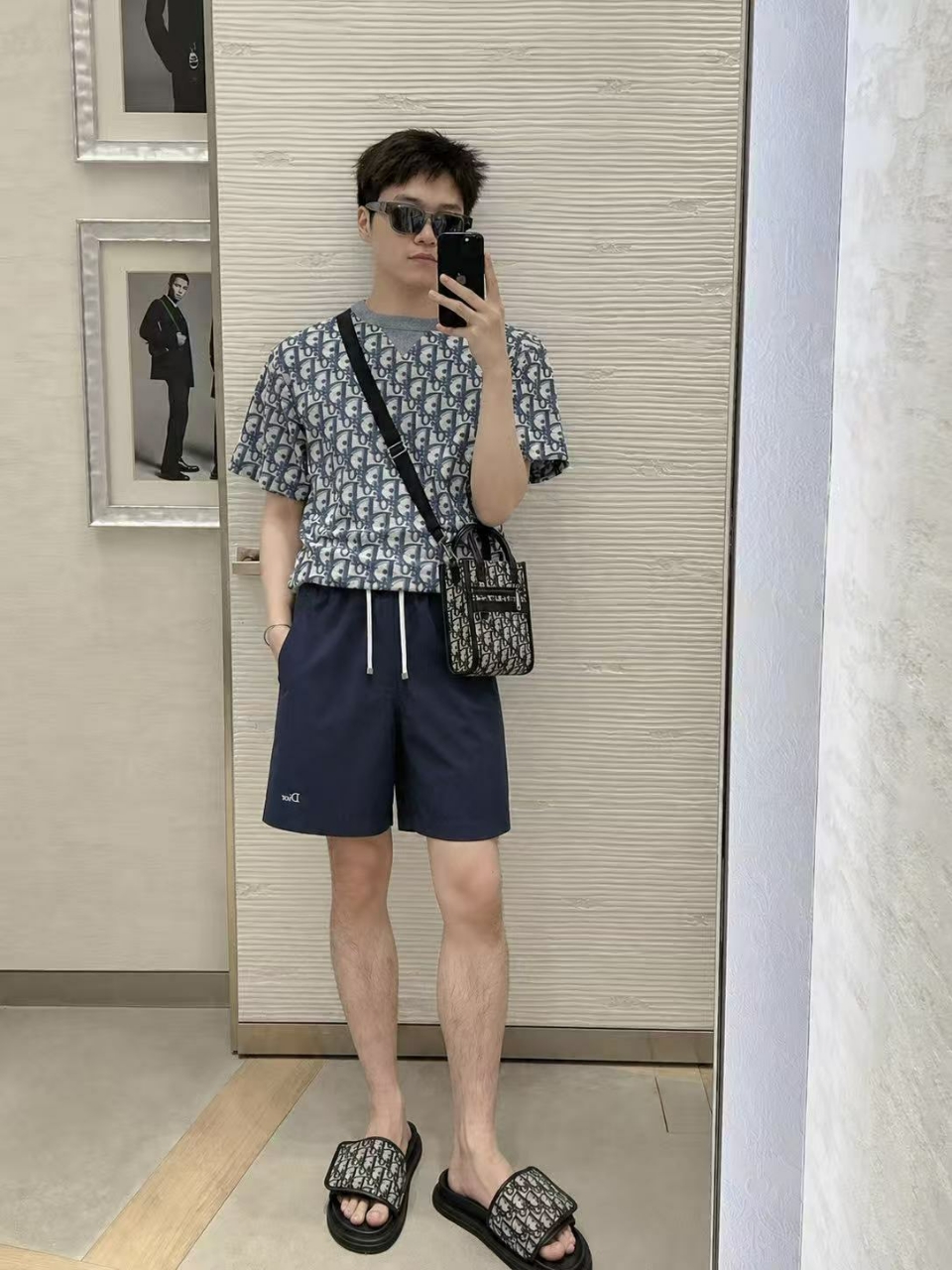 디올 디올리비에라 스윔 쇼츠