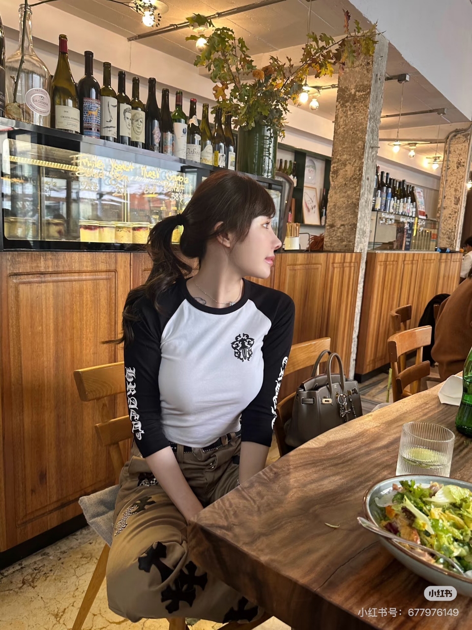 크롬하츠 크롭 티셔츠