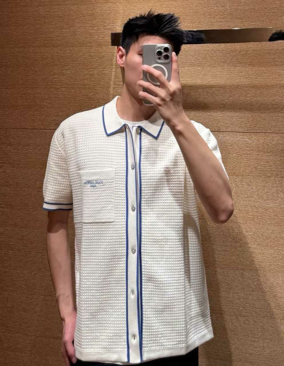 루이비통 와플 시그니처 셔츠