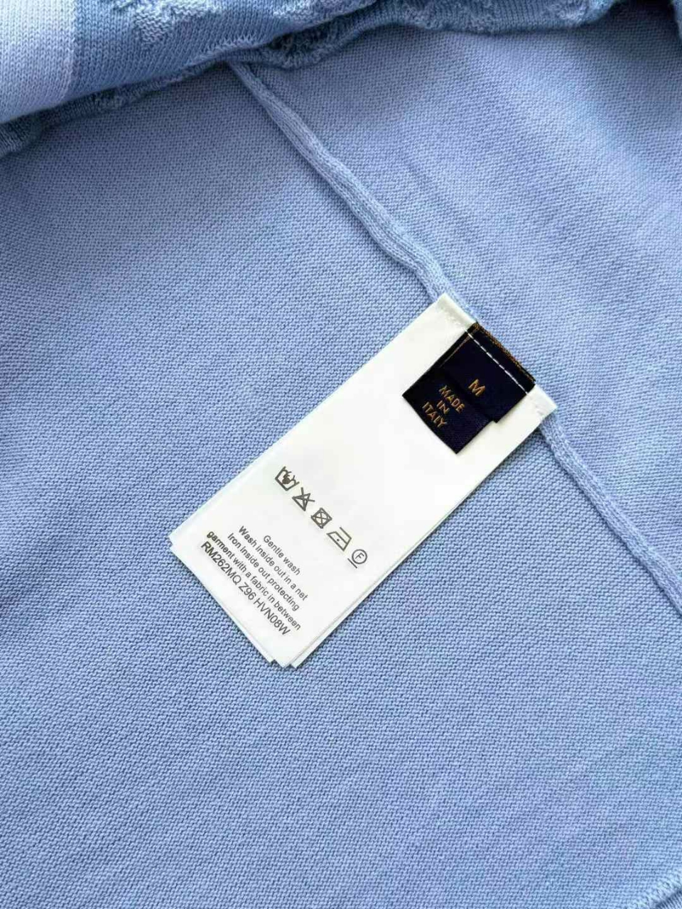 루이비통 니티드 패치워크 데님 크루넥