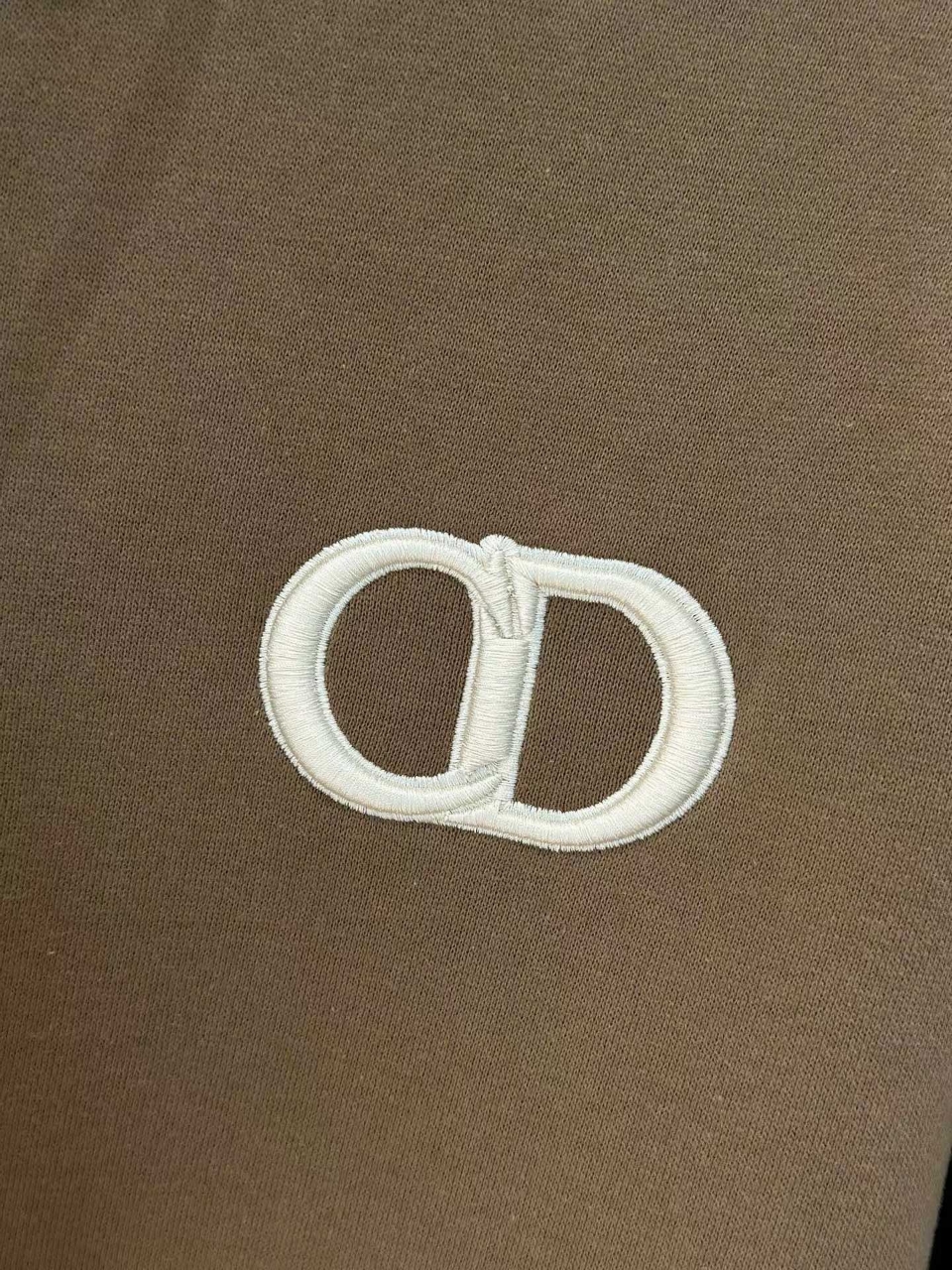 디올 CD 아이콘 자수 후드