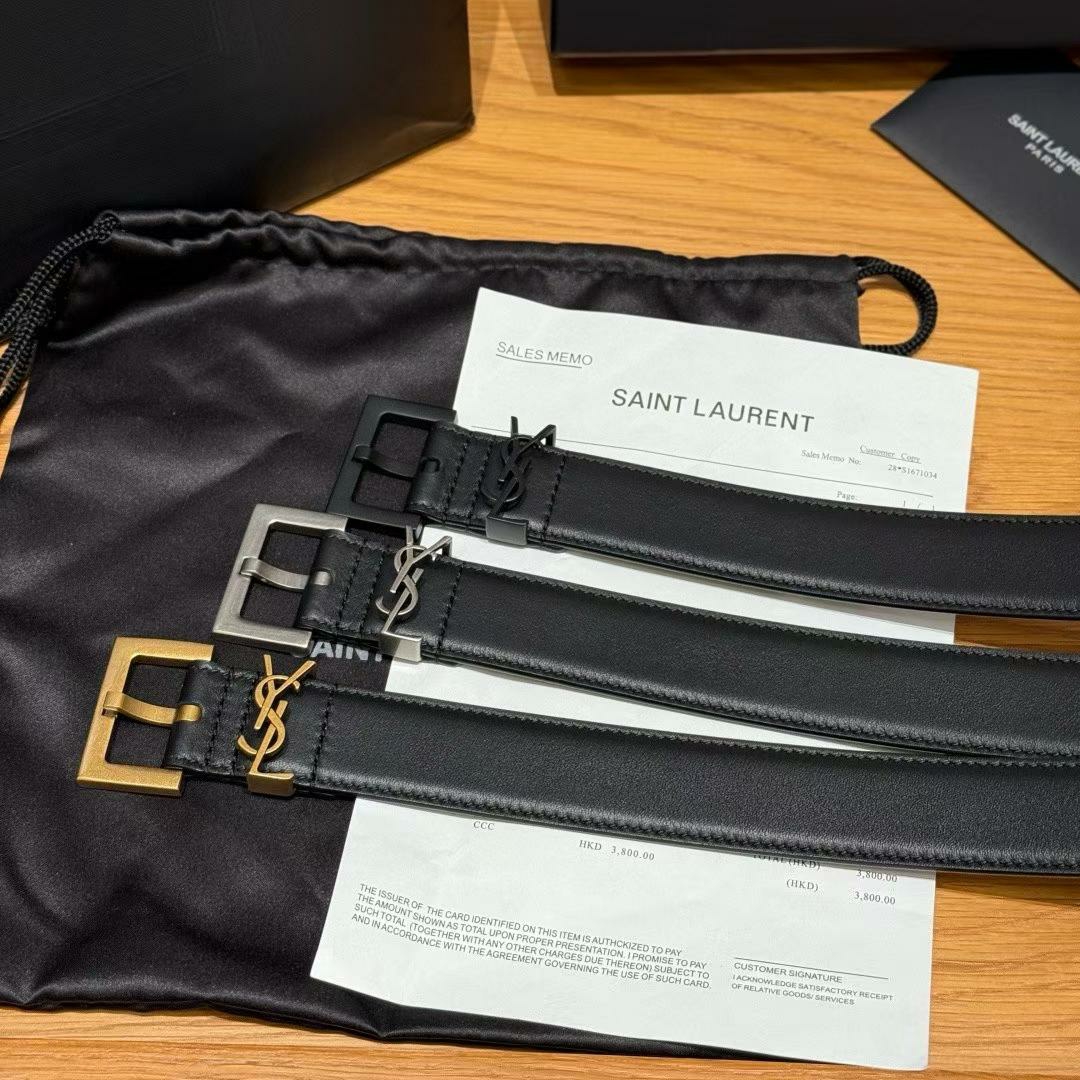 생로랑 YSL 버클 벨트