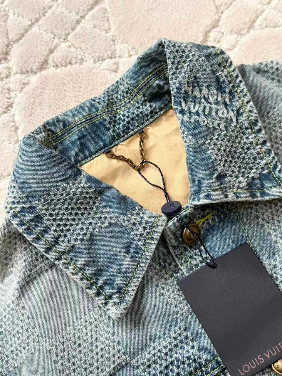 루이비통 다미에 엠브로이더드 데님 자켓