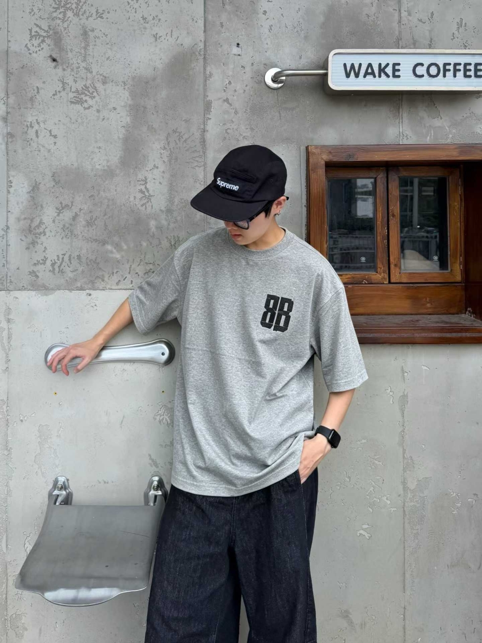 발렌시아가 BB 마스킹 테이프 티셔츠