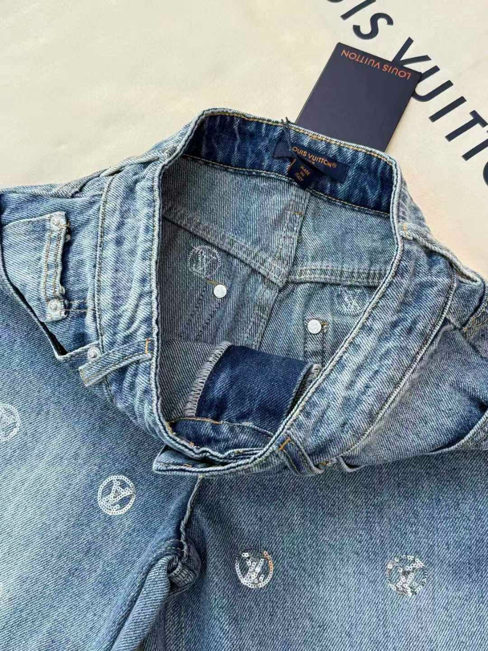 루이비통 LV SKI 데님 팬츠