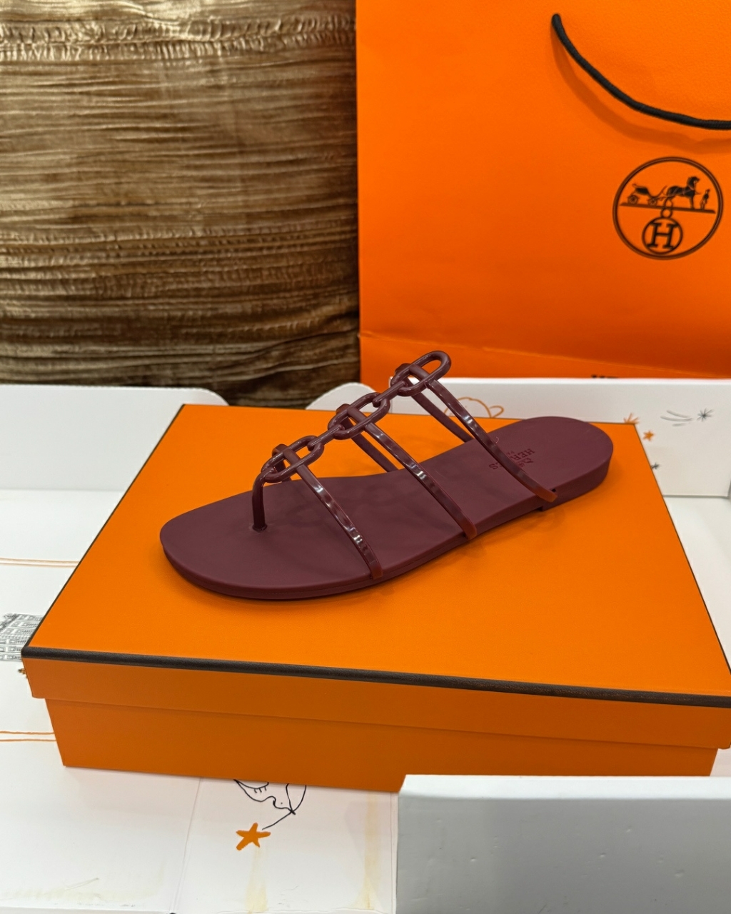 에르메스 Mykonos 샌들