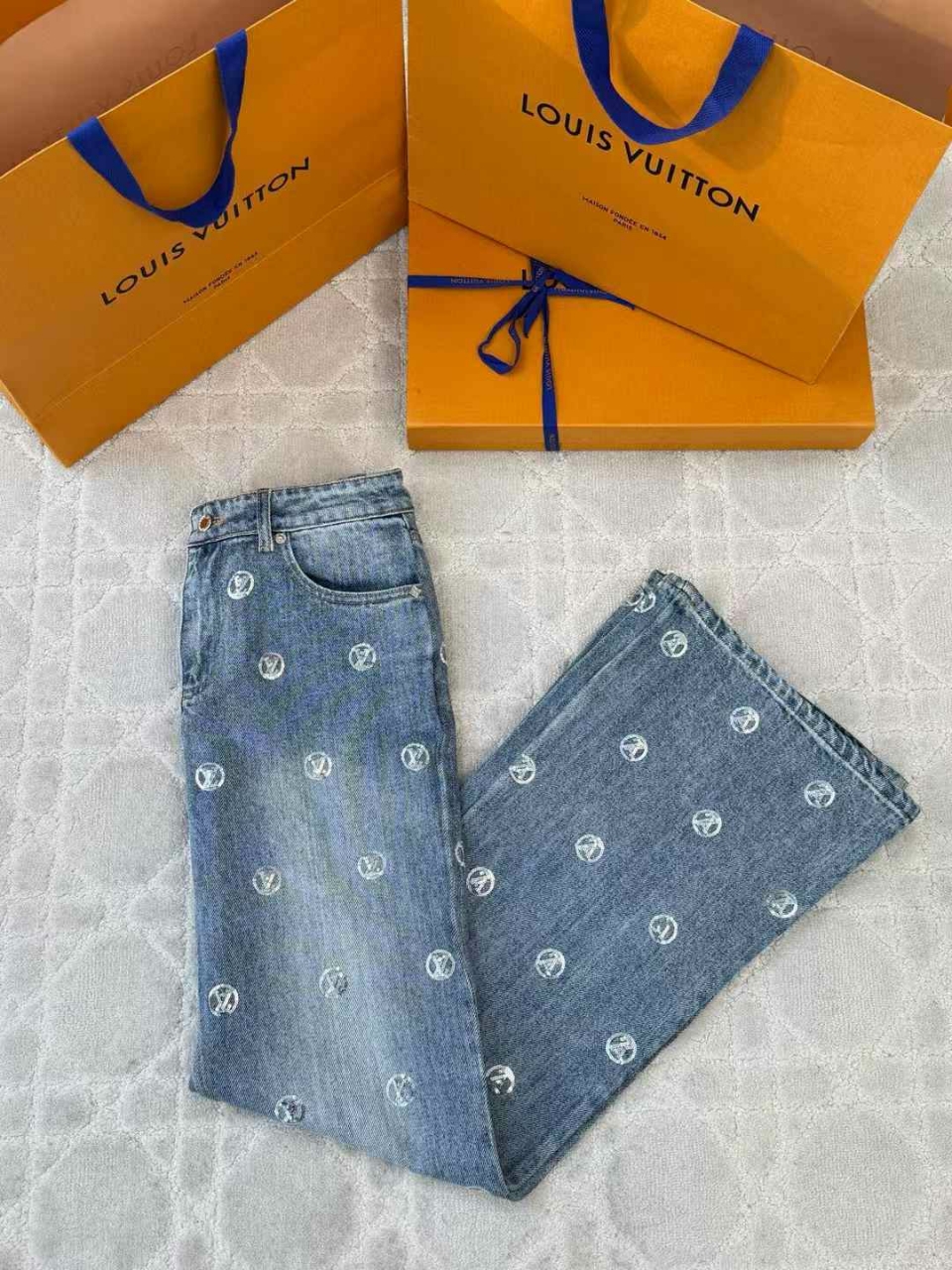 루이비통 LV SKI 데님 팬츠