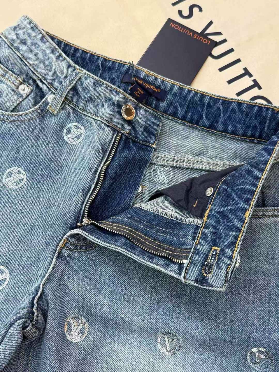 루이비통 LV SKI 데님 팬츠