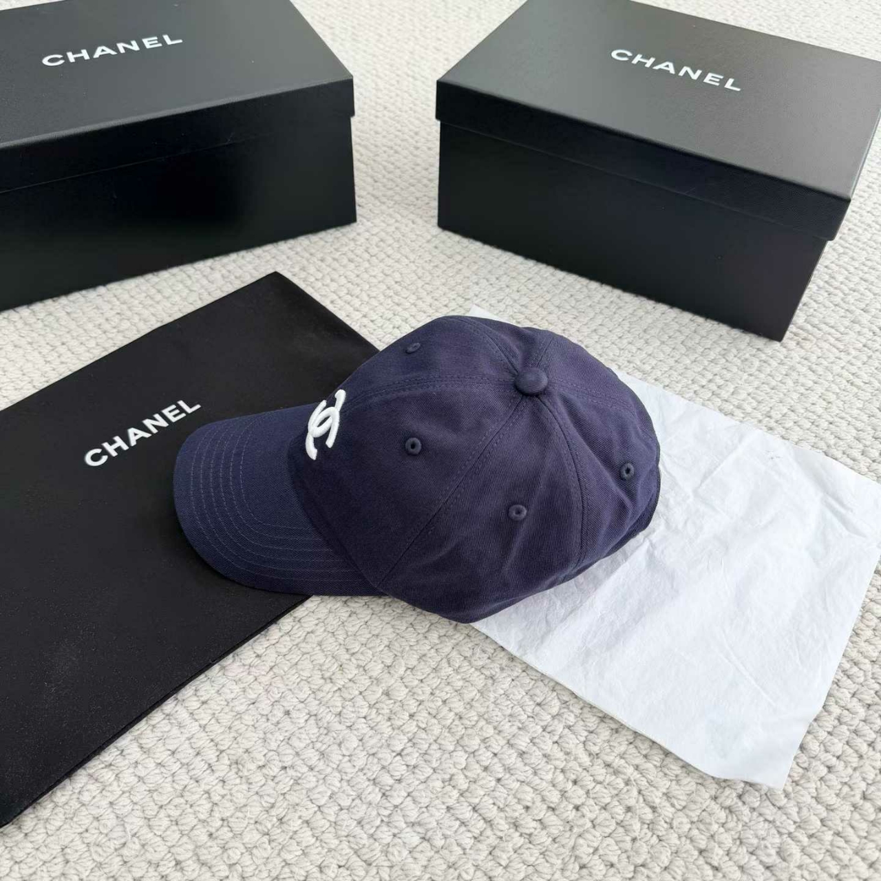 샤넬 CC로고 볼캡