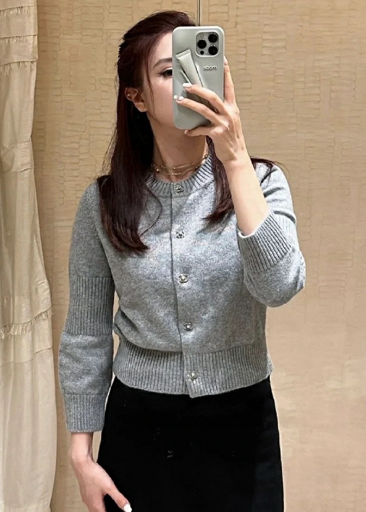 샤넬 캐시미어 가디건