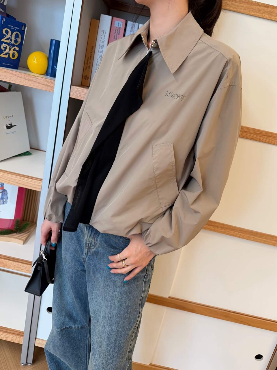 로에베 테크니컬 패브릭 자켓