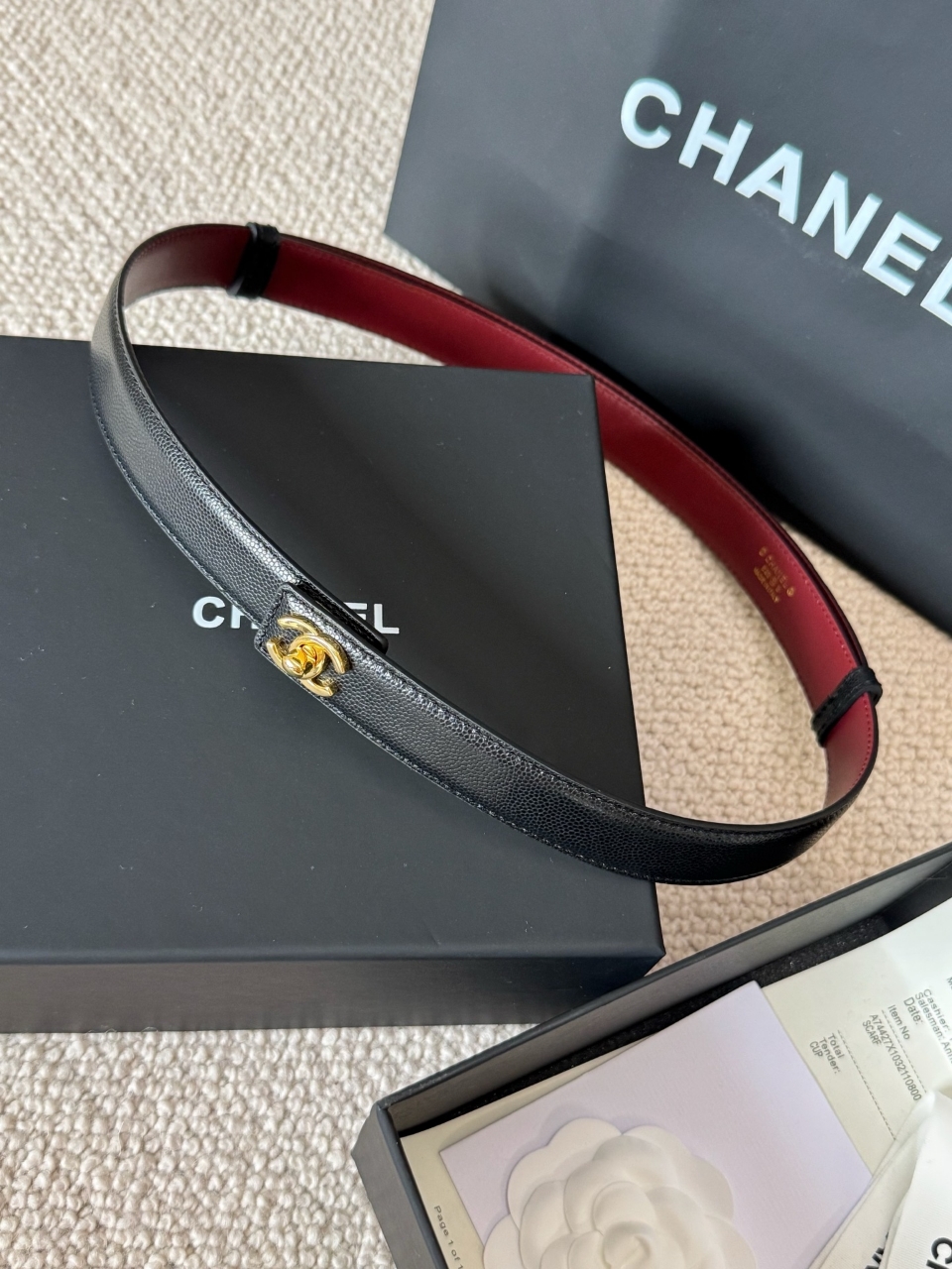 샤넬 26FW CC로고 벨트
