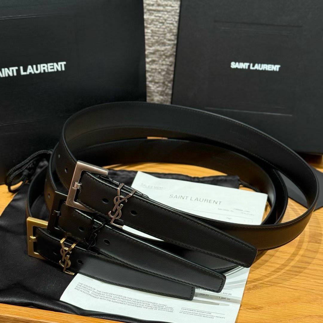 생로랑 YSL 버클 벨트